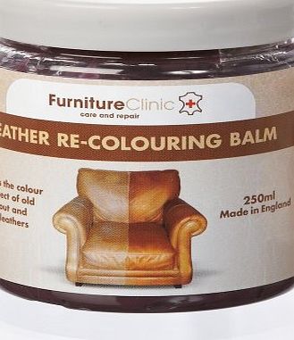 Furniture Clinic Leather Re-colouring Balm - 250ml (Bordeaux)