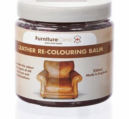 Furniture Clinic Leather Re-colouring Balm - 250ml (Medium Brown)