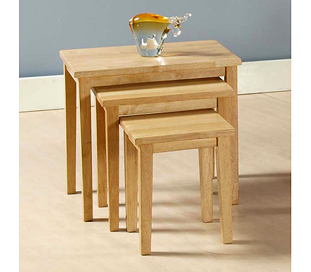 Furniture Link Adeline Solid Wood Nest of Tables