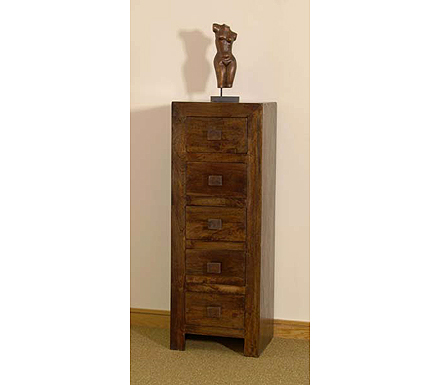 Furniture Link Malaya Mango 5 Drawer Chest - WHILE STOCKS LAST!