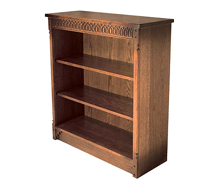 Furniture Link Olde Regal Oak Small Bookcase