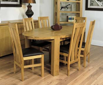 Furniture Link Vanda Oval Dining Table - WHILE STOCKS LAST!