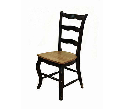 Touraine Black and Oak Office Chair