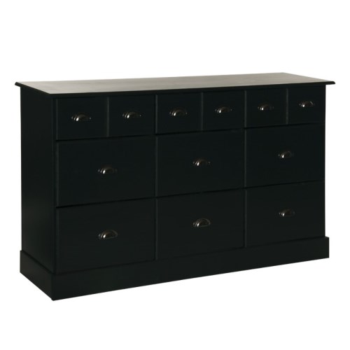 Furniture To Go Terra 6 3 Drawer Chest in Dark