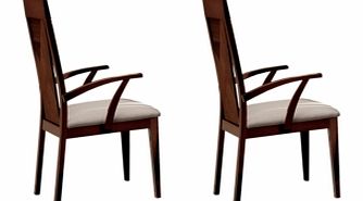 Furniture Village Rossini Pair of Capri Carver Chairs