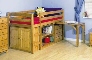 Furniture123 4Kids High Storage Bed