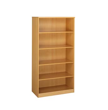 Furniture123 Access Deluxe 5 Shelf Bookcase in Oak