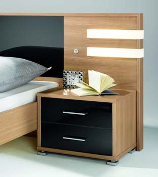 Furniture123 Alexa 2 Drawer Bedside Table - WHILE STOCKS LAST!