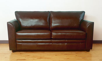 Ascot Leather 3 Seater Sofa