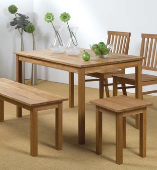 Basel Oak Small Dining Table - WHILE STOCKS LAST!