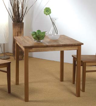 Furniture123 Basel Oak Square Dining Table - WHILE STOCKS LAST!