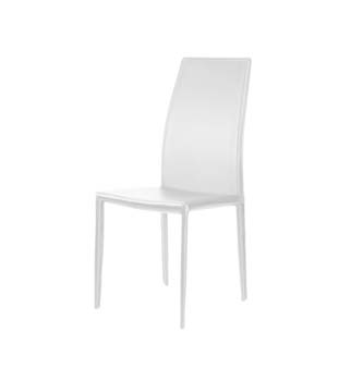 Furniture123 Benevento Dining Chair in White (pair) - FREE
