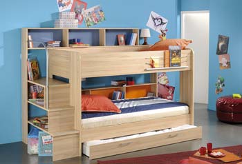 Bibop Bunk Bed with Drawer
