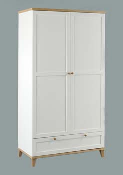 Furniture123 Bowen 2 Door 1 Drawer Wardrobe