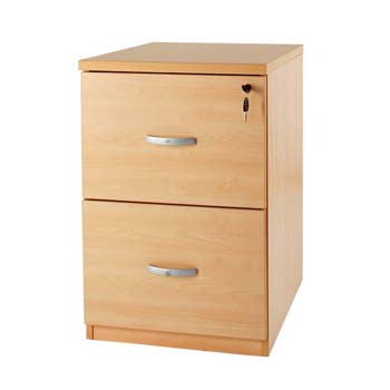 Bromley 2 Drawer Filing Cabinet in Beech - FREE
