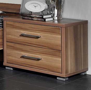 Furniture123 Cado Bedside Cabinet in Cherry - WHILE STOCKS