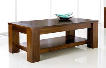 Furniture123 Calla Acacia Coffee Table - FREE NEXT DAY DELIVERY