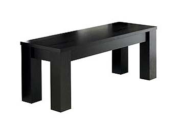 Furniture123 Calla Black Bench