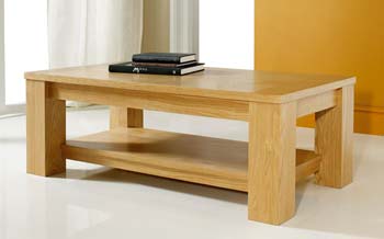 Furniture123 Calla Oak Coffee Table
