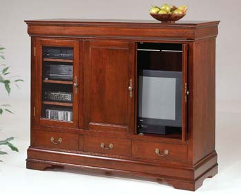 Furniture123 Canada Cherry 3 Door TV Cabinet