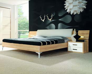 Furniture123 Certo Bed with Bedside Cabinets