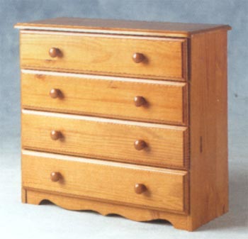 Furniture123 Chevron 4 Drawer Chest