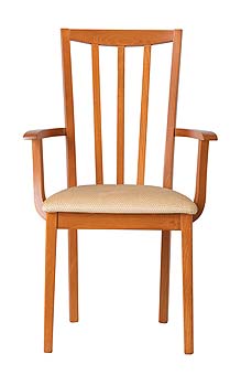 Furniture123 Clarence 3 Slat Back Carver Chair