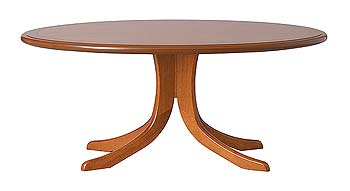 Furniture123 Clarence Oval Coffee Table
