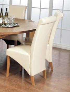 Corby Dining Chairs in Ivory (pair)