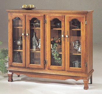 Furniture123 Country Collection 4 Door Bookcase (512-4)