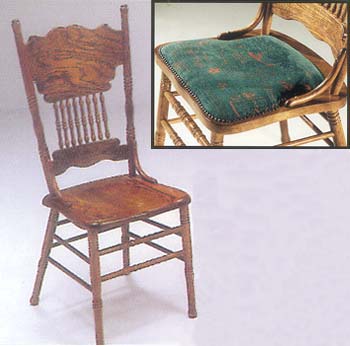 Furniture123 Country Collection Carved Back Chair (217S)