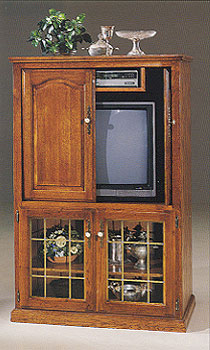 Furniture123 Country Collection Pocket Door Entertainment Unit (923)