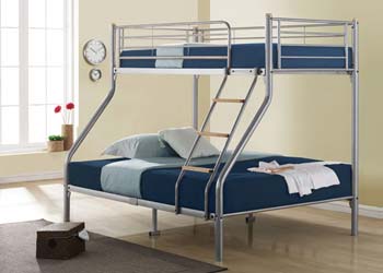 Furniture123 Dakota Triple Sleeper Metal Bunk Bed - FREE NEXT