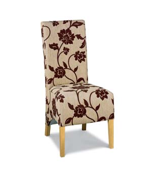 Furniture123 Danzer White Oak Fabric Dining Chairs (pair) -
