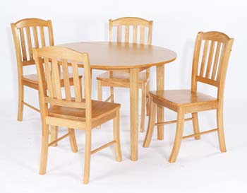 Furniture123 Devonshire Oak Round Dining Set