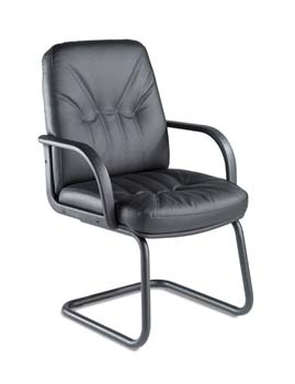 Furniture123 Duke 100 Leather Faced Managers Chair