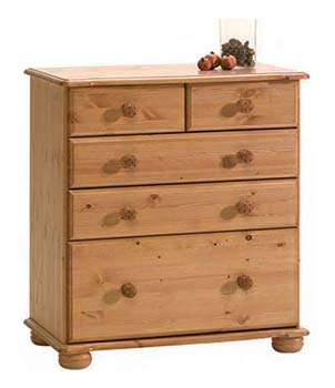 Furniture123 Elizabeth Pine 2   2   1 Drawer Chest