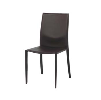Furniture123 Emilia Dining Chair in Brown (pair)