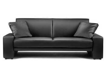 Furniture123 Flexa Sofa Bed in Black - FREE NEXT DAY DELIVERY