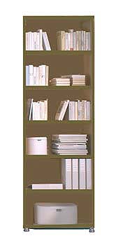 Furniture123 Forum 5 Shelf Wide Bookcase in Walnut