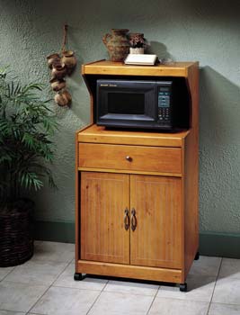 Furniture123 French Gardens Mobile Microwave Cart - 30439