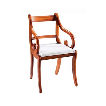 Furniture123 Georgian Reproduction Regency Carver Chairs (pair)