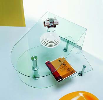 Furniture123 Giavelli 2204 Glass Rectangular Coffee Table