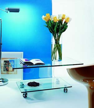 Furniture123 Giavelli 2403 Glass Rectangular Coffee Table