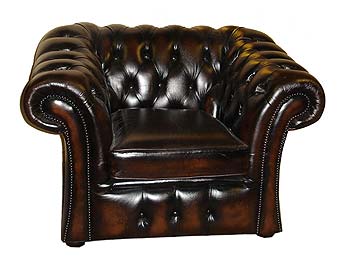 Gladstone Leather Club Chair