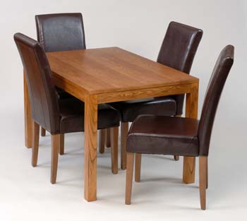 Furniture123 Greenwich Small Dining Set with Four Chairs