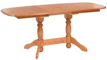 Furniture123 Halle Pine Extending Dining Table - WHILE STOCKS