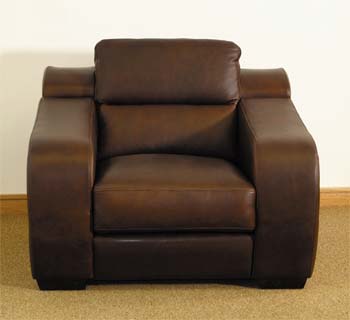 Furniture123 Hamilton Leather Armchair