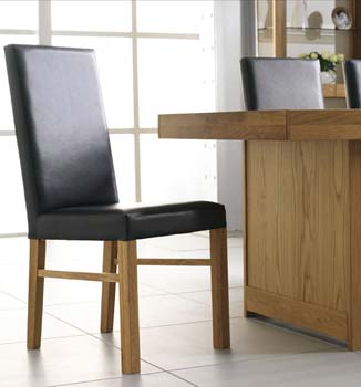 Hartford Faux Leather Dining Chairs (pair)