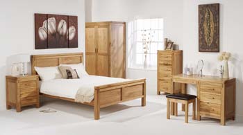 Furniture123 Hazen Ash Bedroom Furniture Set (NO Wardrobe)